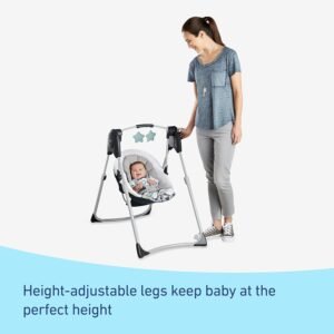 Graco Slim Spaces Compact Baby Swing for Newborns & Infants (2.4-11.3 kg) - Image 3