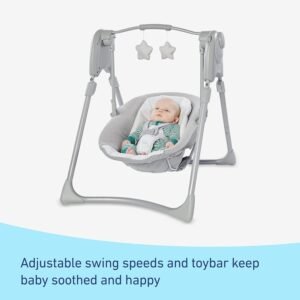 Graco Slim Spaces Compact Baby Swing for Newborns & Infants (2.4-11.3 kg) - Image 5