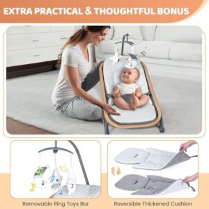Portable 2-in-1 Orzbow Baby Bouncer Seat for Infants & Toddlers, 0-9 Months - Image 5