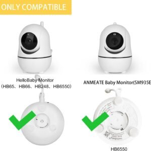 Flexible Baby Monitor Mount for HelloBaby & ANMEATE Models - No Tools Needed - Image 2