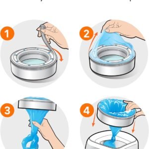 Diaper Genie Essentials 8-Pack Refill | Unscented, Fits Complete & Expressions - Image 6