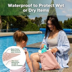 Haakaa Waterproof Wet Bags for Baby & Travel | Diaper, Swim, Stroller, Yoga - Image 2