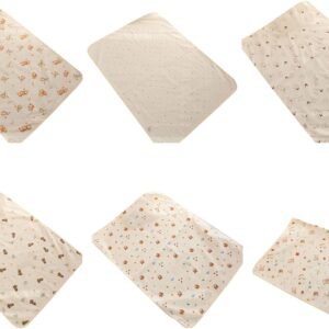 Travel Diaper Changing Pad | Cotton Liner & Bed Sheet Protector - Image 6