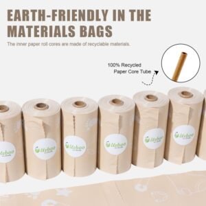 Biodegradable Disposable Diaper Bags with Dispenser - 120 Leak-Proof Bags - Image 9