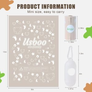 Biodegradable Baby Diaper Bags – Disposable, Leak-Proof, Lavender Scent (120 Bags) - Image 4