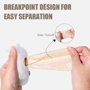 Biodegradable Baby Diaper Bags – Disposable, Leak-Proof, Lavender Scent (120 Bags) - Image 6