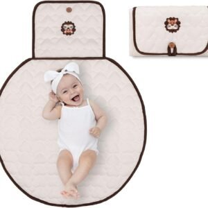 Portable Travel Diaper Changing Pad for Infants - Cartoon Pattern, Strong Absorbent - Image 7