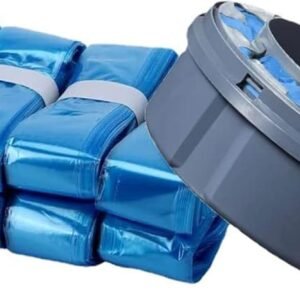 8 Pack Diaper Pail Refill Bags | Secure Odor Control for Nurseries - Image 2