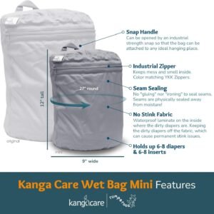 Mini Waterproof Kanga Care Wet Bag | Ideal for Cloth Diapers & Travel - Image 3