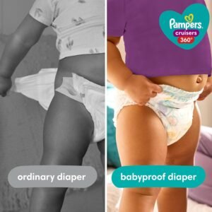 Pampers Cruisers 360 Size 7 Diapers, 44 Count - Ultra Comfort & Fit - Image 3