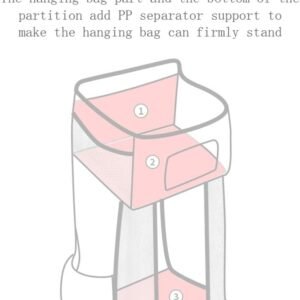 Hanging Diaper Caddy Organizer with Wipes Pocket for Baby Essentials - Image 5