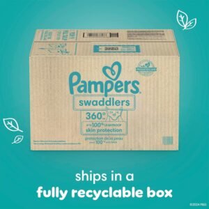 Pampers Swaddlers 360 Size 7, Open Margin, 84 Count Diapers - Image 7