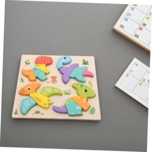 Montessori Wooden Animal Puzzle for Shape Sorting & Fine Motor Skills - Image 7