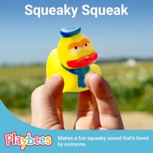 Bulk Rubber Ducks 100-Pack Assorted Toy Duckies for Kids & Baby Showers - Image 8