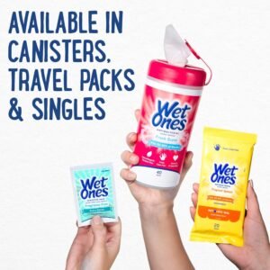 Value Pack of 6 Wet Ones Antibacterial Wipes - 40 Count Each - Image 3