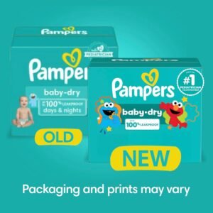 Pampers Baby Dry Size 1 Jumbo Pack - 44 Count Diapers for Newborns - Image 2