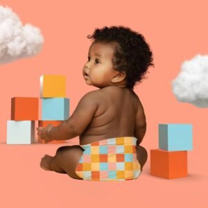 Hello Bello Size 3 Premium Hypoallergenic Diapers, Honeysuckle Design, 66ct - Image 9