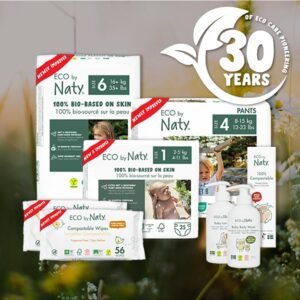 Eco by Naty Aloe Vera Baby Wipes – Compostable, Hypoallergenic & Plant-Based (672 Count) - Image 6