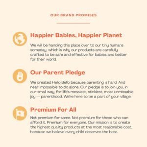 Hello Bello Size 2 Premium Baby Diapers - 30 Count, Hypoallergenic & Extra-Absorbent - Image 2
