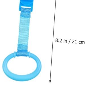 HEALSOPTHY 4Pcs Colored Pull Rings for Bed - Lightweight Walking Assistants - Image 2
