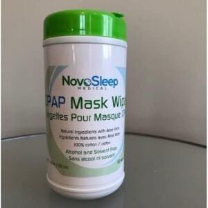 NovoSleep CPAP Cleaning Wipes - 2 Canisters of 62 Aloe Vera Wipes Each - Image 3
