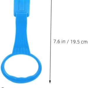 WEKAMOS 2pc Ergonomic Pull Up Rings for Kids - Safe Playpen Handles - Image 2
