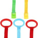 COOPHYA 5pcs Pull Rings for Nursery Standing Assist Tools Hanging Rings for Lightweight and Portable for