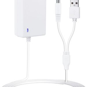YEAOI Ingenuity 2 in 1 Baby Swing Charging Cable Compatible with InLighten, Simple Comfort and Swing'n Go with USB A and DC Power Adapter