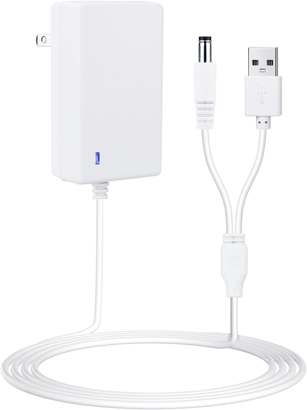 YEAOI Ingenuity 2 in 1 Baby Swing Charging Cable Compatible with InLighten, Simple Comfort and Swing'n Go with USB A and DC Power Adapter
