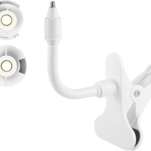 Tonton Baby Monitor Flexible Clip Clamp Mount for HelloBaby HB6339/HB65/HB40, BOIFUN Baby 5S/6T/VB805, ieGeek Baby1T, Nanit Pro Baby Monitor, WYZE Cam V3/PanV3/PanV2, eufyCam 2C/2, Google Nest 2nd Gen