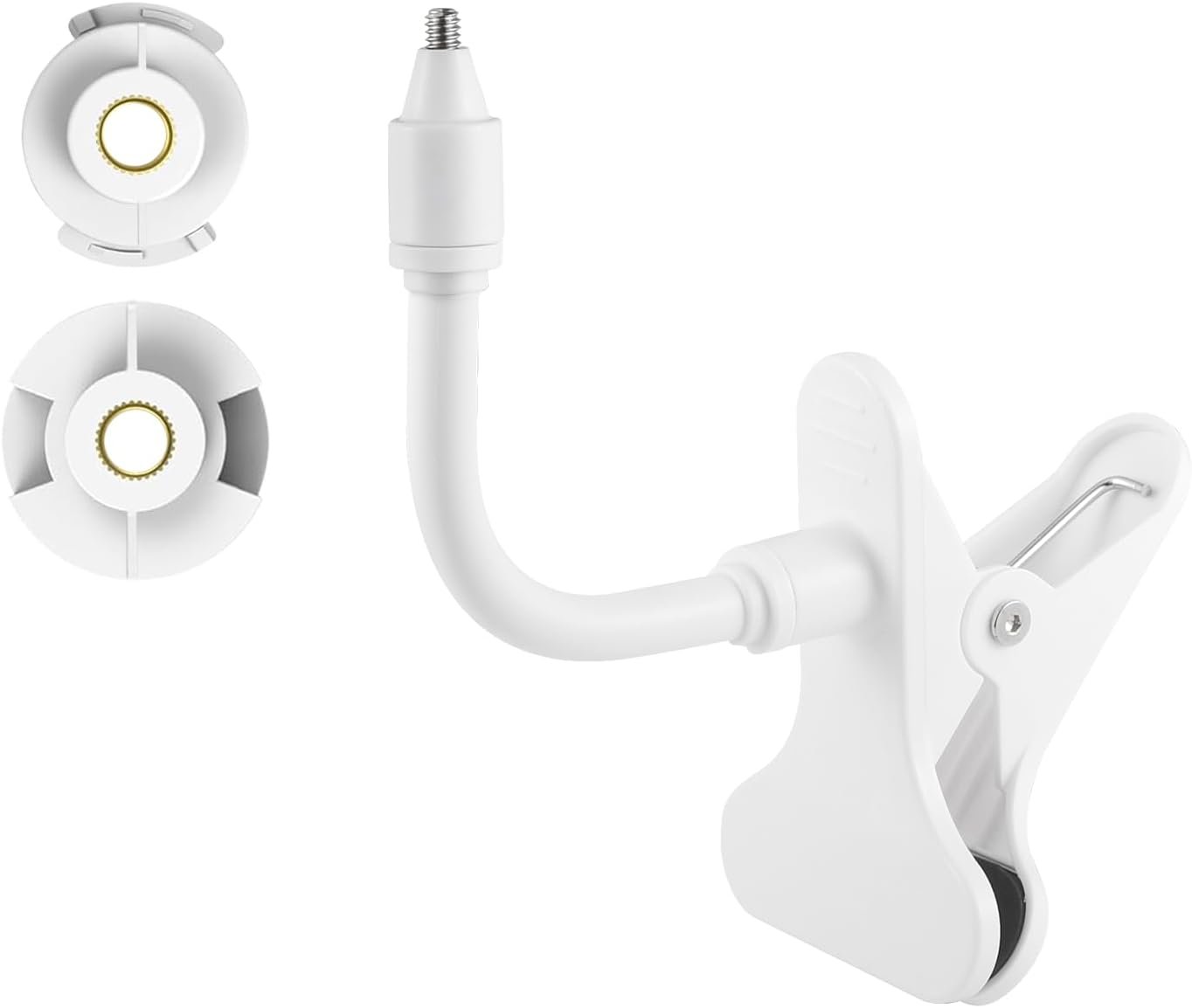 Tonton Baby Monitor Flexible Clip Clamp Mount for HelloBaby HB6339/HB65/HB40, BOIFUN Baby 5S/6T/VB805, ieGeek Baby1T, Nanit Pro Baby Monitor, WYZE Cam V3/PanV3/PanV2, eufyCam 2C/2, Google Nest 2nd Gen