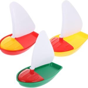 3-Pack Mini Speed Boat Bath Toys for Kids