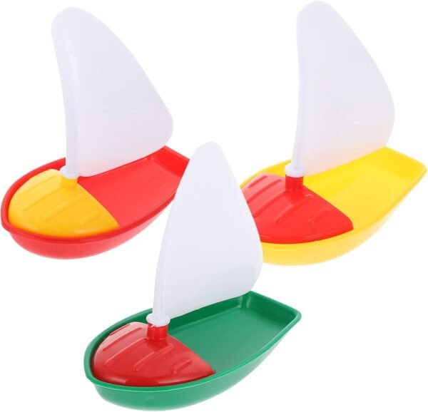 3-Pack Mini Speed Boat Bath Toys for Kids