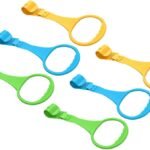 PERSELOSO 6pcs Pull Rings Hanging Rings for Arm Strength Training Newborn Walking Assist Tools Green of Each