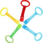 WESIEVYA 5pcs Stand Up Pull Rings for Handle Rings for Learning to Walk Compact Lightweight Tools for Home