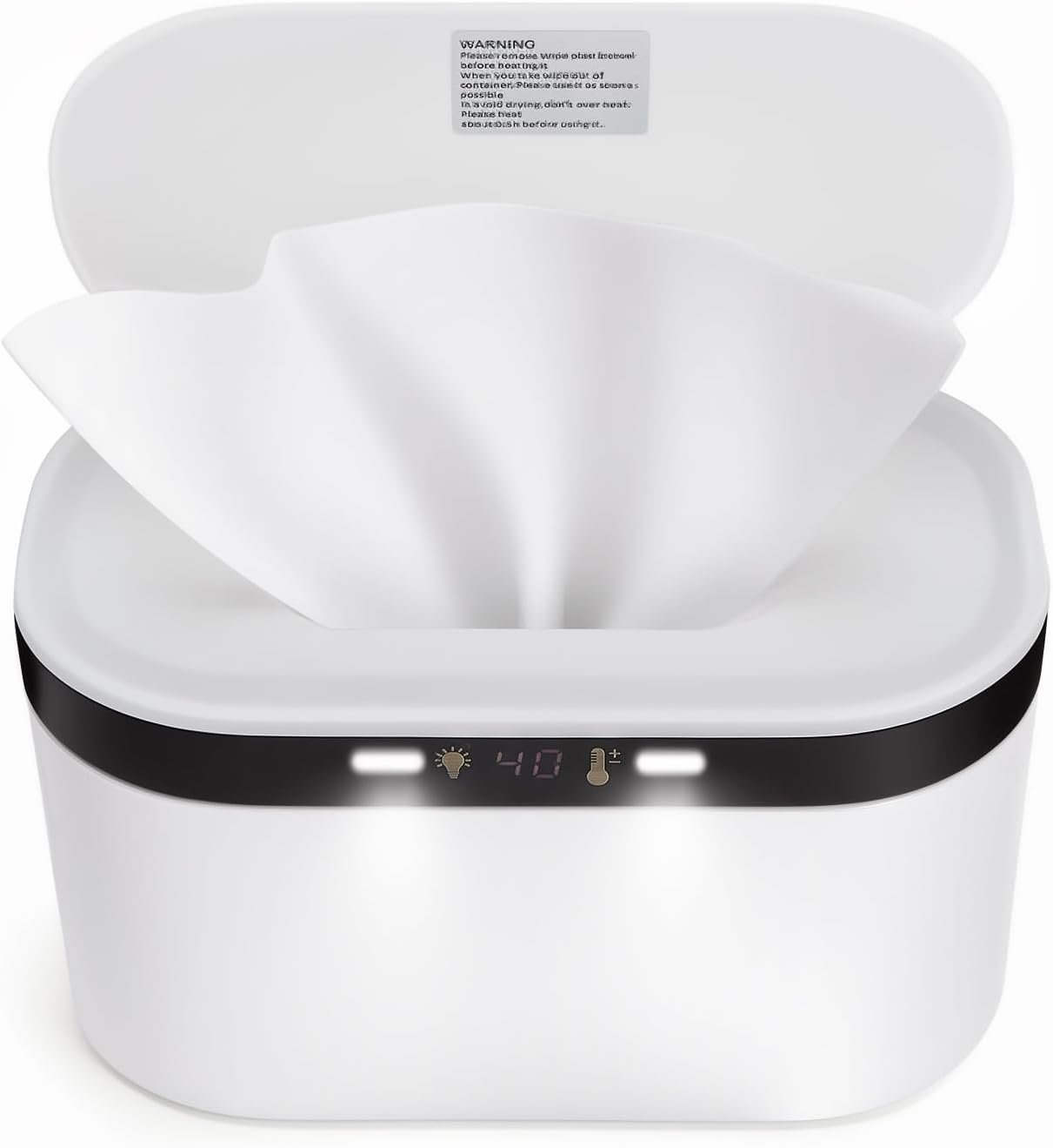 Baby Wipe Warmer with Night Light
