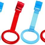 HEALSOPTHY 4Pcs Colored Pull Rings for Bed