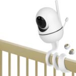 iTODOS Baby Monitor Mount for HelloBaby HB65/HB66/HB6339/ HB6081/HB6250/ HB40/ HB6336/HB248,ANMEATE SM935E Baby Monitor Camera, Versatile Twist Mount Without Tools or Wall Damage