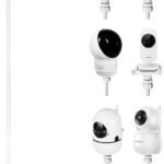 Baby Monitor Floor Stand Holder Compatible with Hellobaby, Infant Optics DXR-8 Pro, Nanit Pro, Motorola, Vetch, Arenti, iFamily, and Other Cameras – Adjustable Holder for Cameras with 1/4 Screw Mount