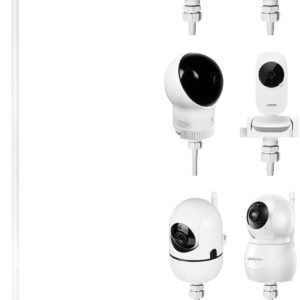 Baby Monitor Floor Stand Holder Compatible with Hellobaby, Infant Optics DXR-8 Pro, Nanit Pro, Motorola, Vetch, Arenti, iFamily, and Other Cameras – Adjustable Holder for Cameras with 1/4 Screw Mount