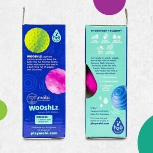 Mobi Wooshlz Sensory Bath Shakers - Food-Grade Silicone Baby Balls - Image 5