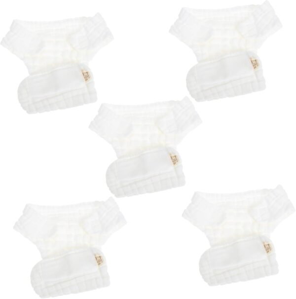 YOSADIER 5-Pack Reusable Newborn Cloth Diapers