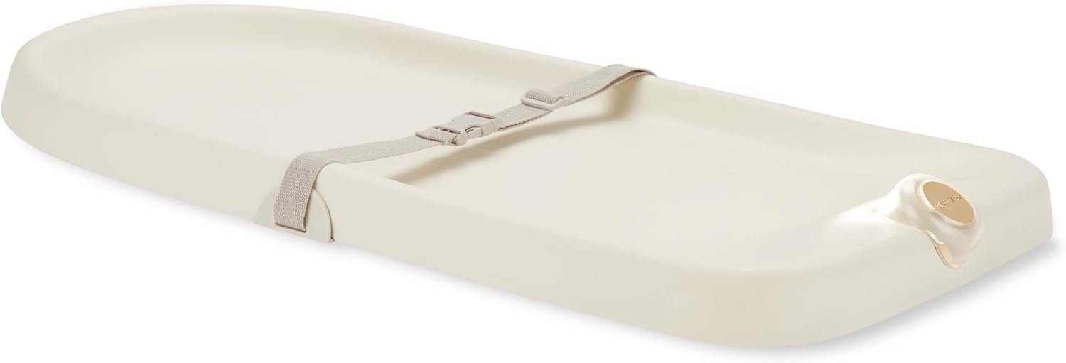Skip Hop Baby Changing Pad Nursery Style Light-Up Wipeable and Contoured with Cushioned Foam Fits Standard Changing Tables Oat