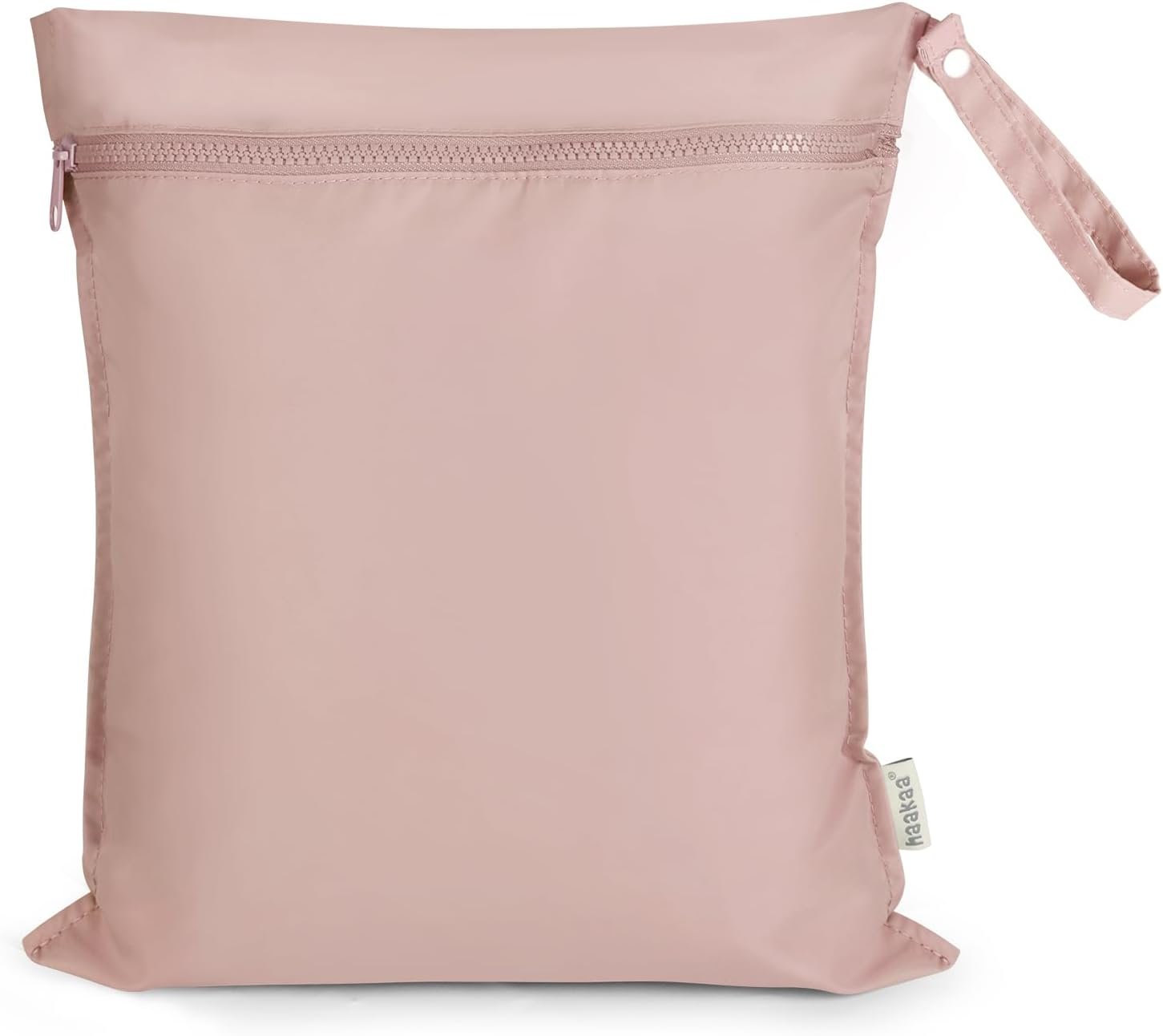 haakaa Waterproof Wet Bags for Baby, Wet Dry Bags for Diaper Bag, Travel, Swimsuit, Beach, Pool, Pump Parts, Stroller, Daycare,Yoga, Blush