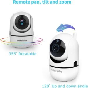 HelloBaby Baby Monitor: 3.2" LCD, Pan-Tilt-Zoom, Night Vision & Audio - Image 4