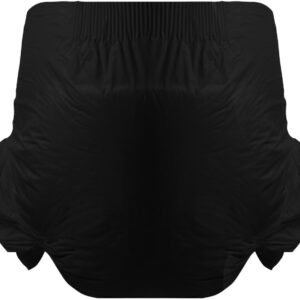 CutiePlusU Heavy Absorption Disposable Adult Diapers - Black, 10 Pack (Medium) - Image 3