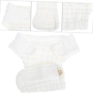 5-Pack Reusable Waterproof Cloth Diapers for Newborns - Breathable Liners - Image 8