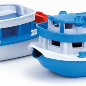 Green Toys Paddle Boat in Blue/Grey - Safe, Eco-Friendly Kids Bath Toy - Image 3