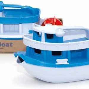 Green Toys Paddle Boat in Blue/Grey - Safe, Eco-Friendly Kids Bath Toy - Image 4