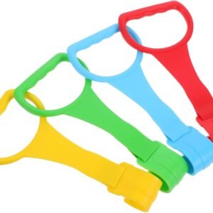 ORFOFE 4 Pcs Pull Up Rings Safety Assistant for Walking Playpen Activities Engaging Red Green for Muscle